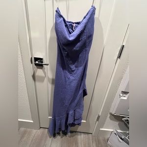 NEW WITHOUT TAG FREE PEOPLE ENDLESS SUMMER TUBE PURPLE DRESS SIZE L